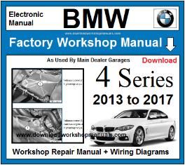 BMW 4 Series Service Repair Workshop Manual